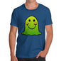 Men's Green Emoji Blob Monster T-Shirt