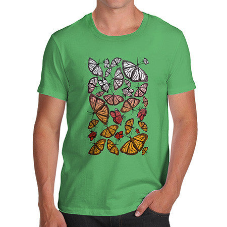 Men's Group Of Butterflies T-Shirt