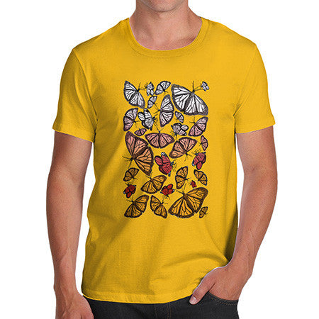 Men's Group Of Butterflies T-Shirt