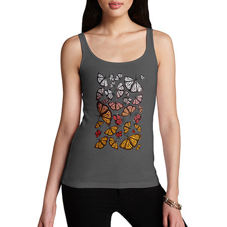 Women's Group Of Butterflies Tank Top