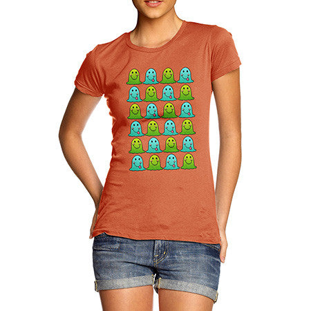 Women's Emoji Emotions Icons T-Shirt