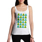 Women's Emoji Emotions Icons Tank Top