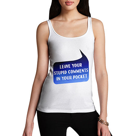 Women Leave Comments In Your Pocket Tank Top