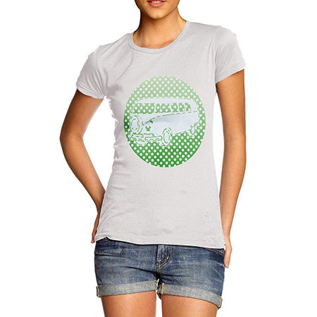 Women's Green Hiipie Van T-Shirt