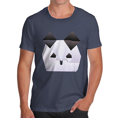 Men's Origami Panda Face T-Shirt