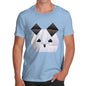 Men's Origami Panda Face T-Shirt