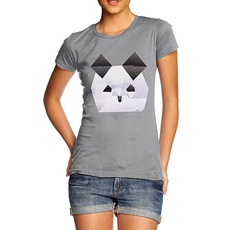 Women's Origami Panda Face T-Shirt