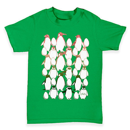 Penguin Christmas Party Baby Toddler T-Shirt
