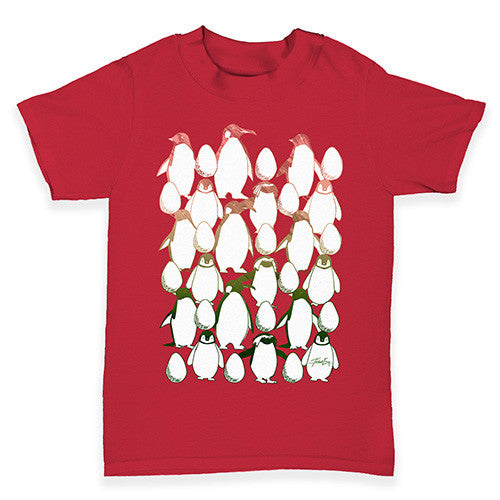 Penguin Christmas Party Baby Toddler T-Shirt