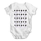 Origami Panda Baby Faces Baby Grow Bodysuit