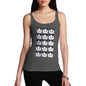 Women's Origami Panda Baby Faces Tank Top