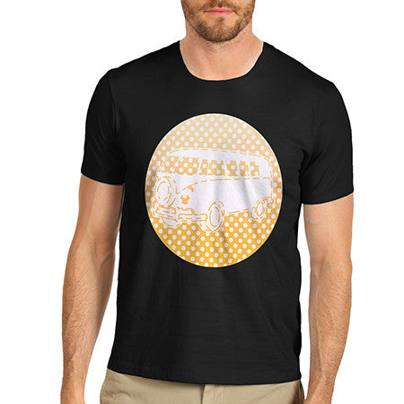 Men's Orange Hippie Van T-Shirt