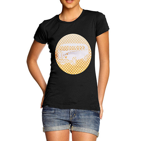 Women's Orange Hippie Van T-Shirt