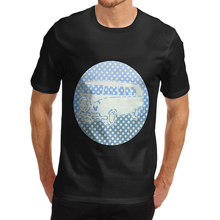 Men's Blue Hippie Van T-Shirt