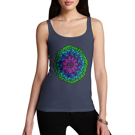 Women's Butterflies Ring Tank Top