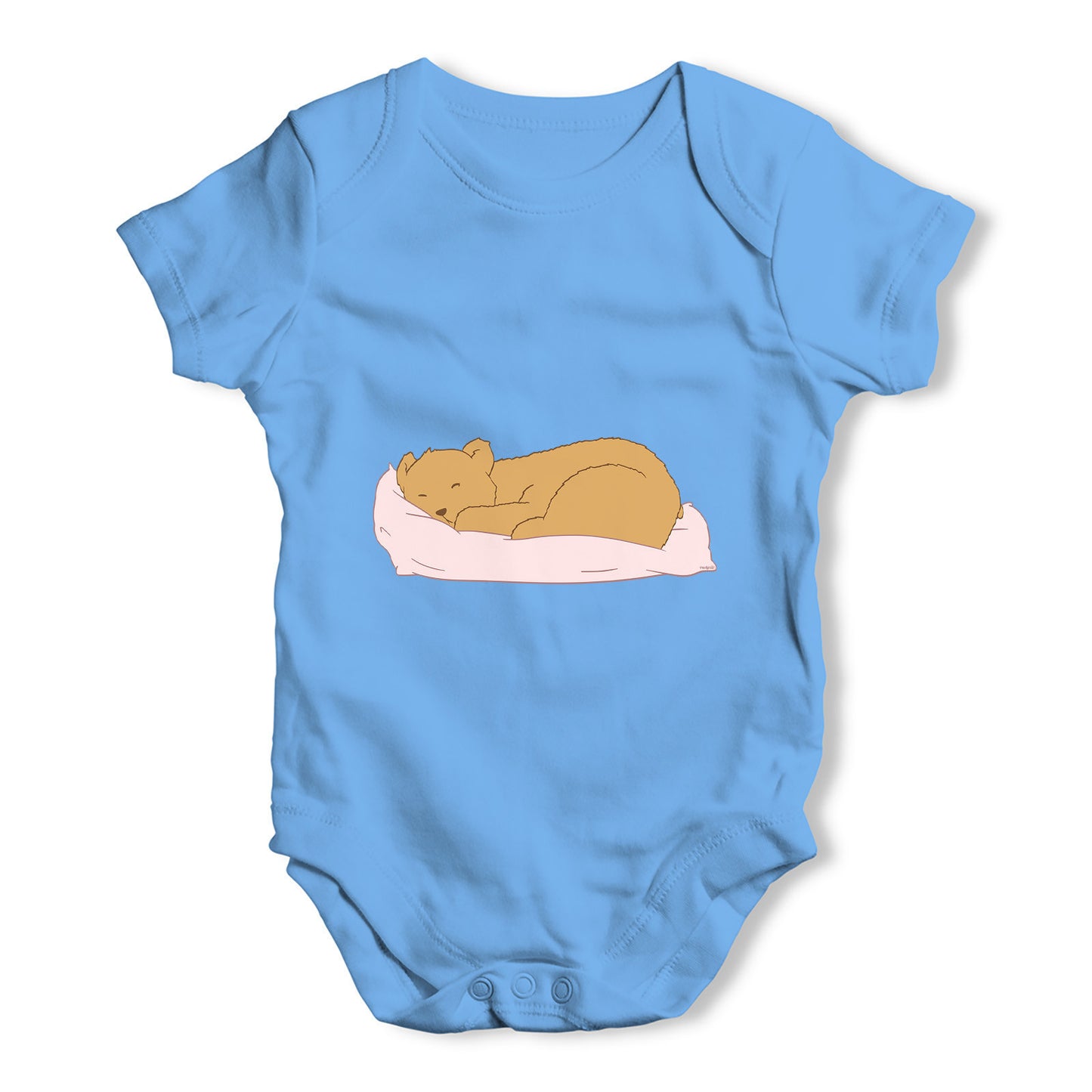 Silly Bear Sleeping Baby Grow Bodysuit