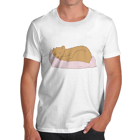 Men's Silly Bear Sleeping T-Shirt