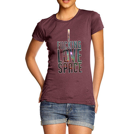 Women's I Love Space T-Shirt