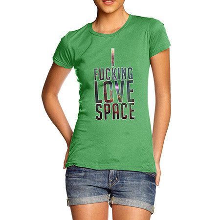 Women's I Love Space T-Shirt