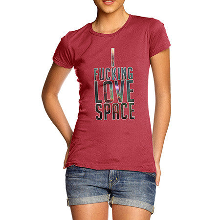 Women's I Love Space T-Shirt