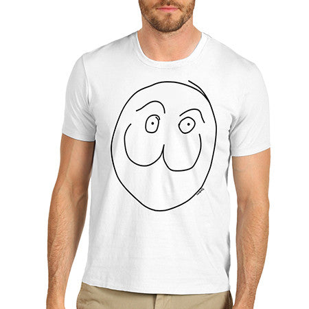 Men's Meme Cat Face T-Shirt