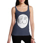 Women's Meme Cat Face Tank Top