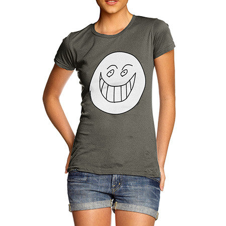 Women's Grin Face Meme T-Shirt