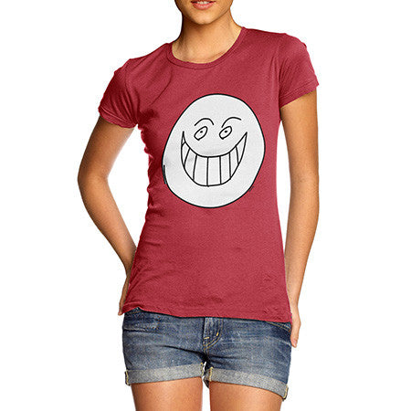 Women's Grin Face Meme T-Shirt