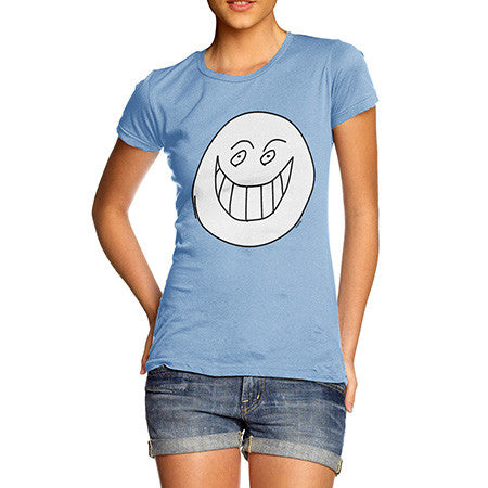 Women's Grin Face Meme T-Shirt