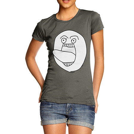 Women's Stick Out Tongue meme T-Shirt