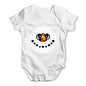 Snowman Face Baby Grow Bodysuit