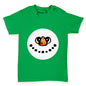 Snowman Face Baby Toddler T-Shirt