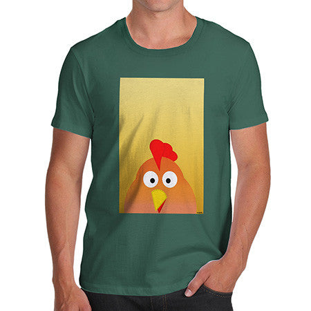 Men's Spring Chicken Bottle Green T-Shirt