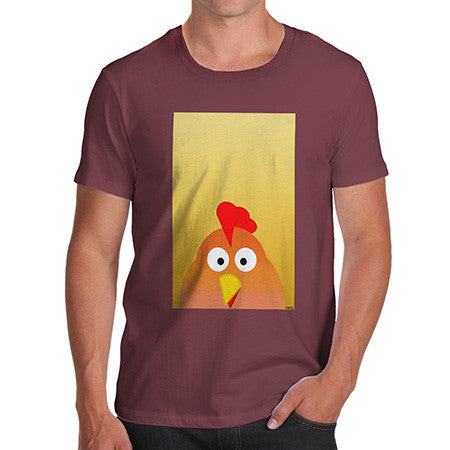 Men's Spring Chicken Burgundy T-Shirt