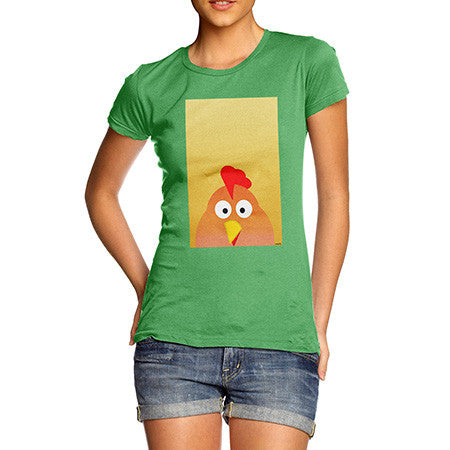 Women's Spring Chicken Green T-Shirt