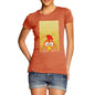 Women's Spring Chicken Orange T-Shirt