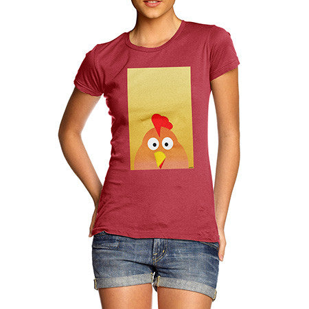 Women's Spring Chicken Red T-Shirt