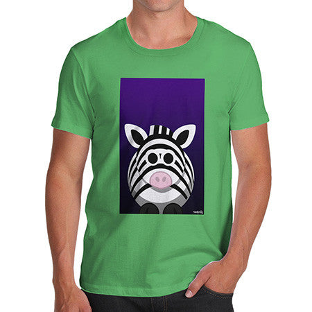 Men's Fat Zebra Green T-Shirt