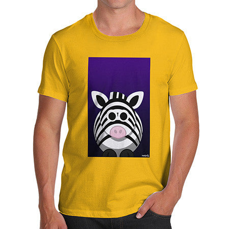 Men's Fat Zebra Yellow T-Shirt