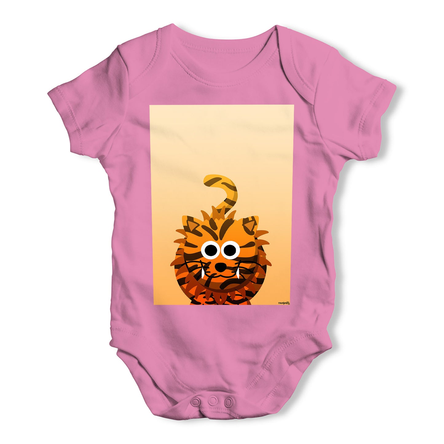 Fat Tiger Baby Grow Bodysuit