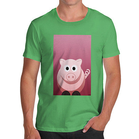 Men's Pink Pig T-Shirt