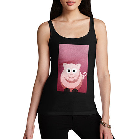 Women's Pink Pig Tank Top