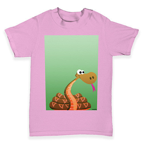 Coiled Up Snake Baby Toddler T-Shirt