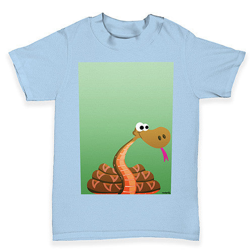 Coiled Up Snake Baby Toddler T-Shirt