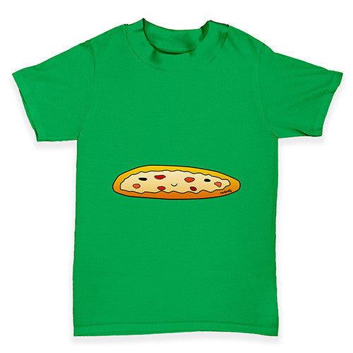 Smiling Pizza Baby Toddler T-Shirt