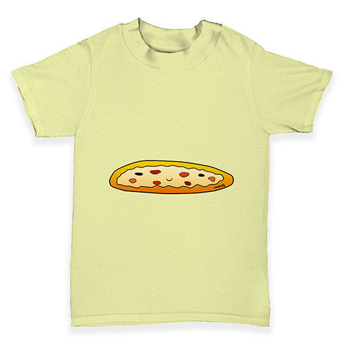 Smiling Pizza Baby Toddler T-Shirt