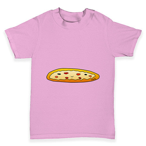 Smiling Pizza Baby Toddler T-Shirt