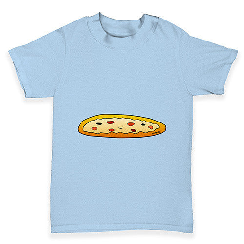 Smiling Pizza Baby Toddler T-Shirt