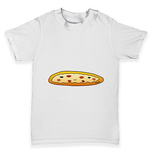 Smiling Pizza Baby Toddler T-Shirt