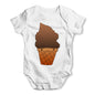 Chocolate Ice Cream Baby Grow Bodysuit